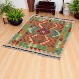 Afghan Kilim rug Chobi 119x86 hand woven ethnic kilim