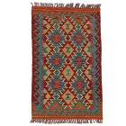 Kilim rug Chobi 125x79 handmade afghan wool kilim rug