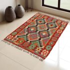 Afghan Kilim rug Chobi 135x83 handmade flat woven rug