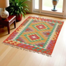 Afghan Kilim rug Chobi 121x84 hand woven ethnic kilim