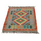 Afghan Kilim rug Chobi 79x116 hand woven Ethnic Kilim rug