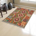 Afghan Kilim rug Chobi 78x118 hand woven Ethnic Kilim rug