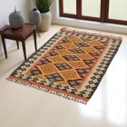 Afghan Kilim rug Chobi 88x120 hand woven Ethnic Kilim rug