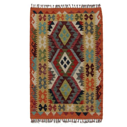 Kelim rug Chobi 132x87 hand woven Afghan Kelim rug