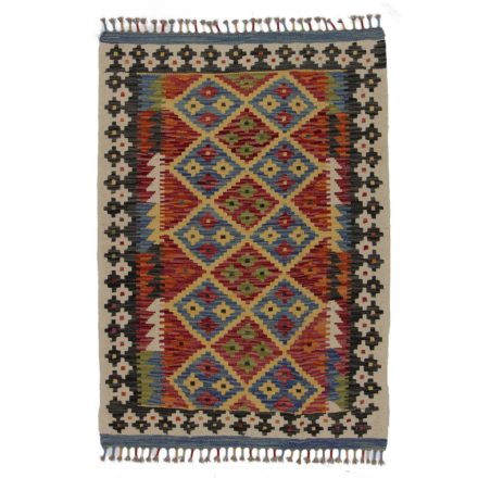 Kelim rug Chobi 122x87 hand woven Afghan Kelim rug