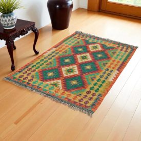 Kilim rug Chobi 168x107 handmade afghan wool kilim rug