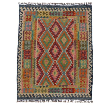 Kelim rug Chobi 195x160 hand woven Afghan Kelim rug