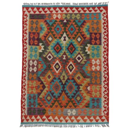 Kelim rug Chobi 200x151 hand woven Afghan Kelim rug