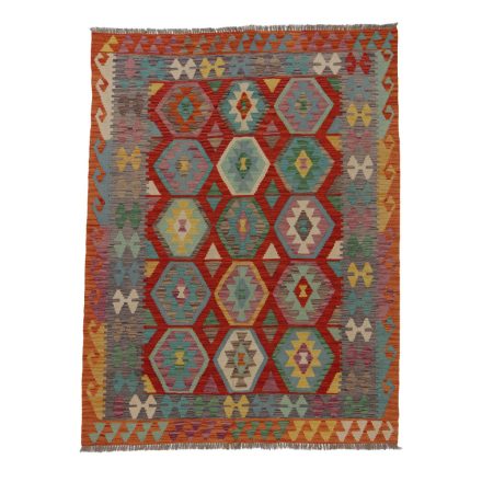 Kelim rug Chobi 159x205 hand woven Afghan Kelim rug