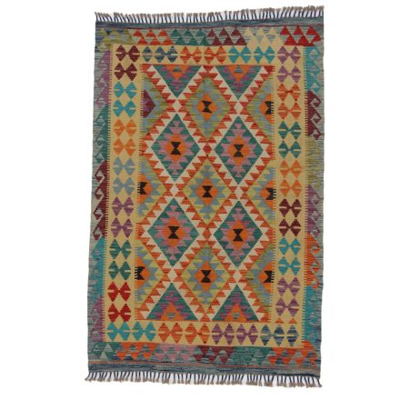Kelim rug Chobi 124x186 hand woven Afghan Kelim rug