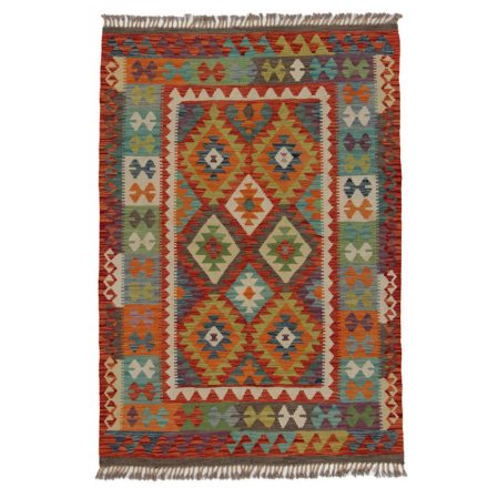 Kelim rug Chobi 124x177 hand woven Afghan Kelim rug