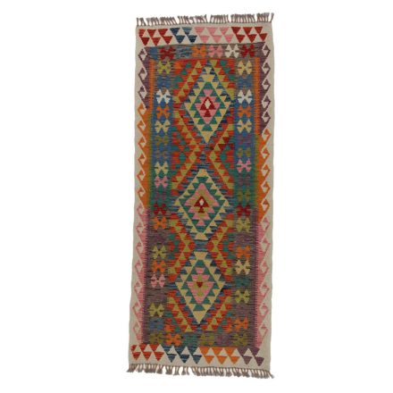 Kelim rug Chobi 72x196 handmade Afghan Kelim rug