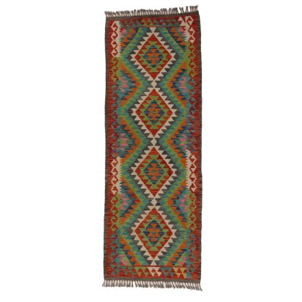 Kelim rug Chobi 75x206 hand woven Afghan Kelim rug