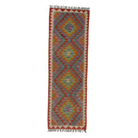 Kelim rug Chobi 67x200 handmade Afghan Kelim rug