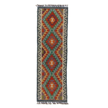 Kelim rug Chobi 64x196 handmade Afghan Kelim rug