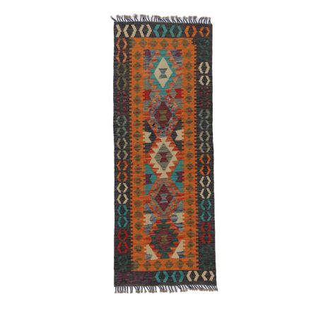 Kelim rug Chobi 77x200 handmade Afghan Kelim rug
