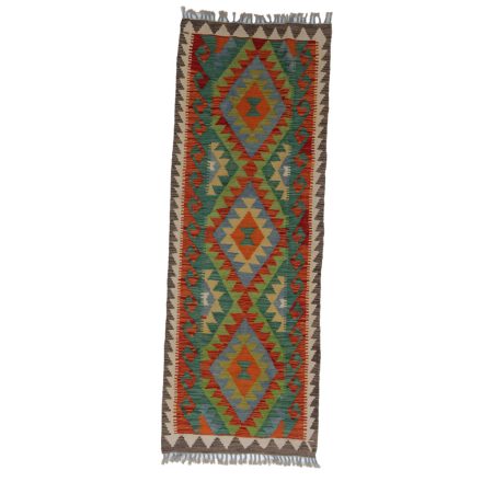 Kelim rug Chobi 71x196 handmade Afghan Kelim rug