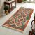 Kilim rug Chobi 76x202 hand woven Afghan Kilim rug