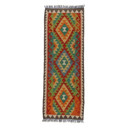 Kelim rug Chobi 73x198 hand woven Afghan Kelim rug