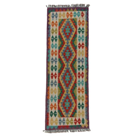 Kelim rug Chobi 75x213 hand woven Afghan Kelim rug