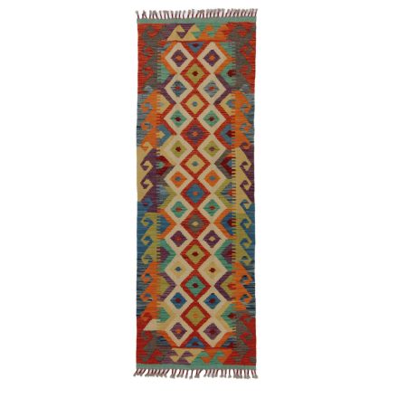 Kelim rug Chobi 69x201 handmade Afghan Kelim rug