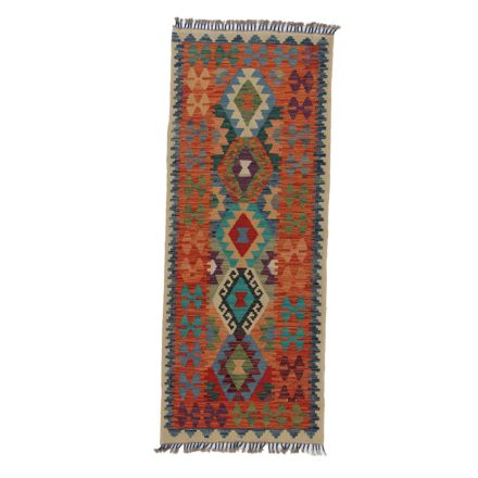 Kelim rug Chobi 76x192 hand woven Afghan Kelim rug