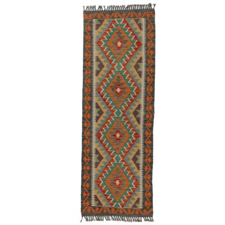 Kelim rug Chobi 73x210 hand woven Afghan Kelim rug