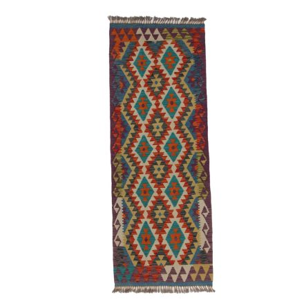 Kelim rug Chobi 77x202 handmade Afghan Kelim rug