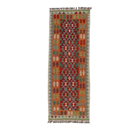 Kelim rug Chobi 73x193 hand woven Afghan Kelim rug