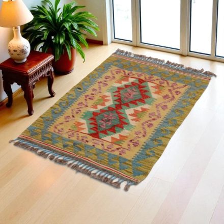 Ethnic Kilim rug Chobi 63x93 hand woven Afghan Ethnic Kilim rug