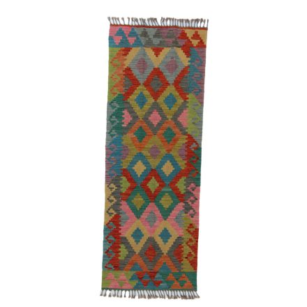 Kelim rug Chobi 64x174 handmade Afghan Kelim rug