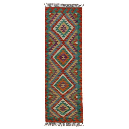 Kelim rug Chobi 63x192 handmade Afghan Kelim rug
