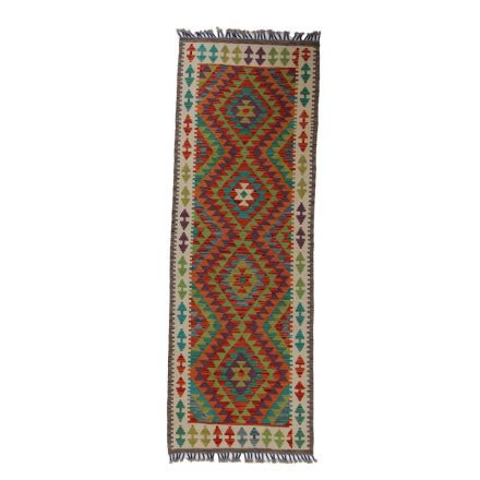 Kelim rug Chobi 72x206 handmade Afghan Kelim rug