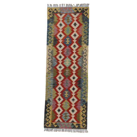Kelim rug Chobi 69x200 handmade Afghan Kelim rug
