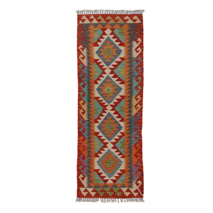 Kelim rug Chobi 69x195 hand woven Afghan Kelim rug