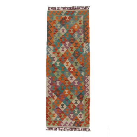 Kelim rug Chobi 76x201 handmade Afghan Kelim rug