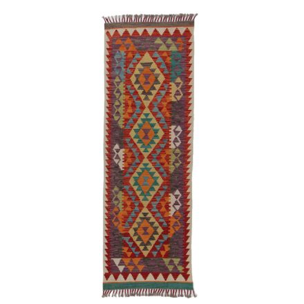 Kelim rug Chobi 63x188 handmade Afghan Kelim rug