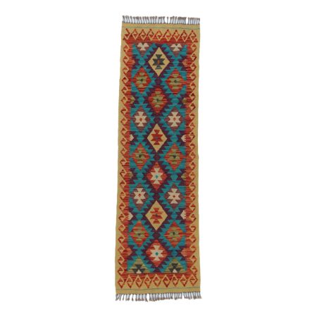 Kelim rug Chobi 62x204 handmade Afghan Kelim rug