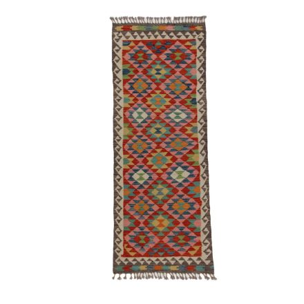 Kelim rug Chobi 74x195 hand woven Afghan Kelim rug