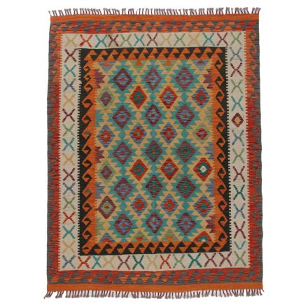 Kelim rug Chobi 198x158 hand woven Afghan Kelim rug