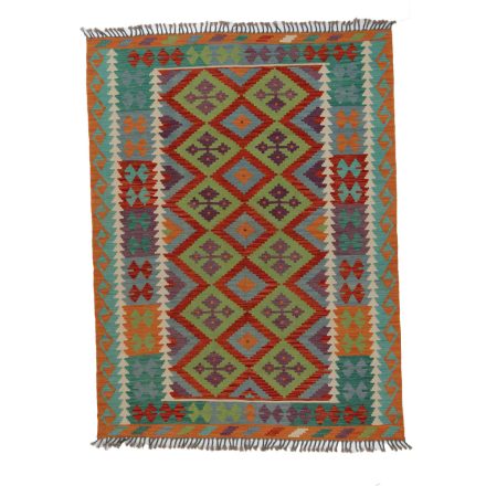 Kelim rug Chobi 155x204 hand woven Afghan Kelim rug