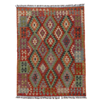 Kelim rug Chobi 196x150 hand woven Afghan Kelim rug