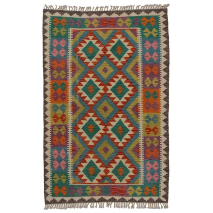 Kelim rug Chobi 185x133 hand woven Afghan Kelim rug