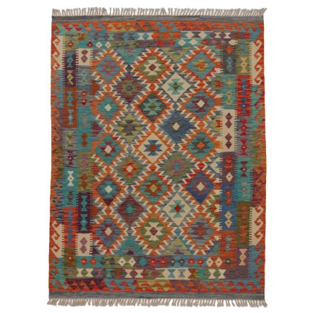Kelim rug Chobi 193x150 hand woven Afghan Kelim rug