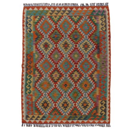 Kelim rug Chobi 189x149 hand woven Afghan Kelim rug
