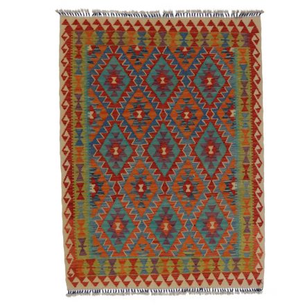 Kelim rug Chobi 135x177 hand woven Afghan Kelim rug