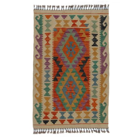 Kelim rug Chobi 127x82 hand woven Afghan Kelim rug