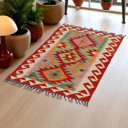 Kelim rug Chobi 123x78 hand woven Afghan Kelim rug