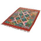 Kilim rug Chobi 125x87 handmade afghan wool kilim rug