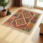 Afghan Kilim rug Chobi 117x83 hand woven ethnic kilim
